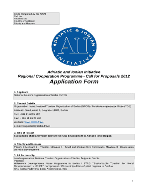 To be completed by the AII-PS