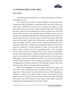 1 INTRODUCTION TO THE TOPIC