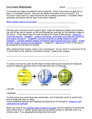 Hurricane WebQuestName: