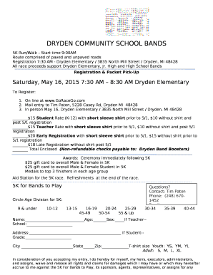 DRYDEN COMMUNITY SCHOOL BANDS