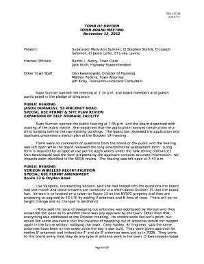 Present:Supervisor Mary Ann Sumner, Cl Stephen Stelick, Cl Joseph Solomon, Cl Jason Leifer, Cl Linda Lavine