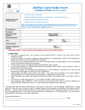 ASI FSA Claim Form