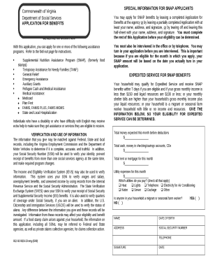 With this application, you can apply for one or more of the following assistance programs