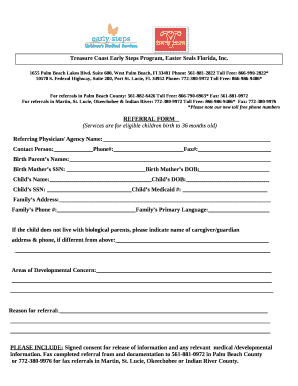 Treasure Coast Early Steps Program, Easter Seals Florida, Inc