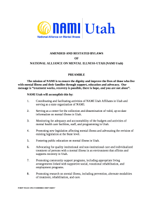 NATIONAL ALLIANCE ON MENTAL ILLNESS-UTAH (NAMI Utah)