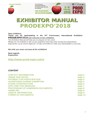 PRODEXPO: INTERNATIONAL EXHIBITION for Food, Beverages ...