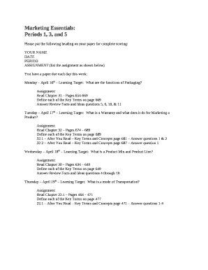 Marketing Essentials: