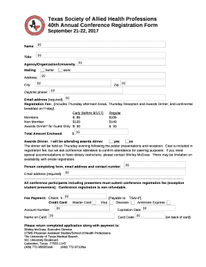 Texas Society of Allied Health Professions