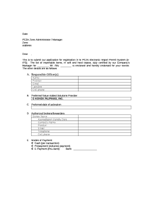 PEZA Zone Administrator / Manager