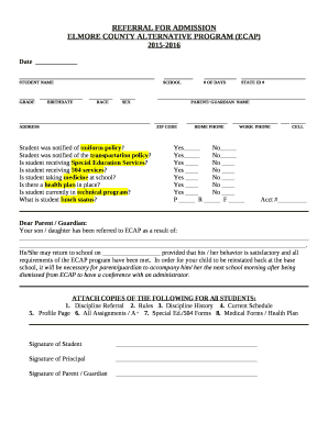 Elmore county alternative program