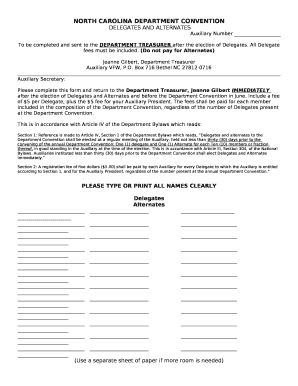 VFW Auxiliary Department of North Carolina - Dept of NC...