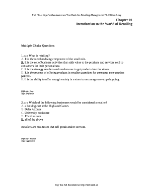 Introduction to the World of Retailing