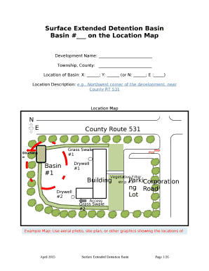 Surface Extended Detention Basin