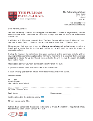 The FBS Swimming Gala will be taking place on Monday 22nd May at Virgin Active, Fulham Pools on Lillie Road