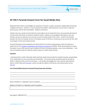 Social Media Consent Form Pdf | pdfFiller