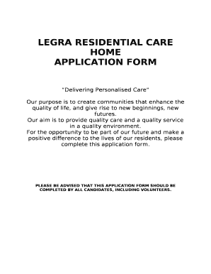 LEGRA RESIDENTIAL CARE HOME