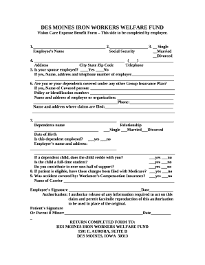 DES MOINES IRON WORKERS WELFARE FUND