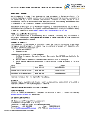 An Occupational Therapy Driver Assessment may be needed to find out the impact of a persons disability or medical condition on commencing or returning to driving