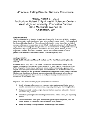 4th Annual Eating Disorder Network Conference