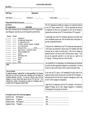 PC/NETWORK AGREEMENT