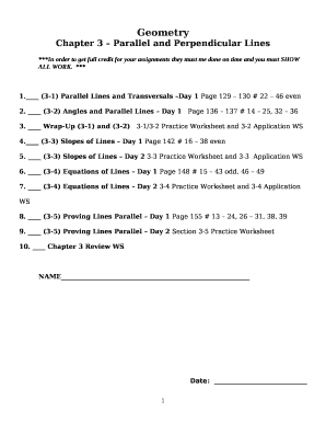 (3-1) Parallel Lines and Transversals Day 1 Page 129 130 # 22 46 even