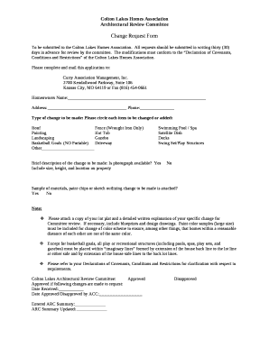 Colton Lakes Homes Association template