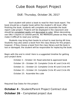 Book cube project