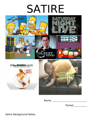 Satire Background Notes: