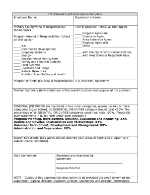 Primary County/Area of Responsibility:(home base)