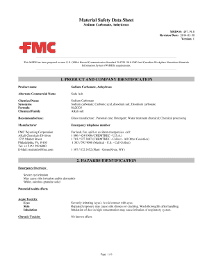 Sds Safety Data Sheet Fill Online Printable Fillable Blank pdfFiller Sds Safety Data Sheet Fill Online Printable Fillable Blank pdfFiller