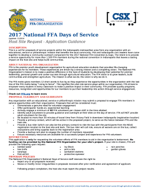 2017 National FFA Days of Service