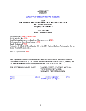 THE DEFENSE ADVANCED RESEARCH PROJECTS AGENCY