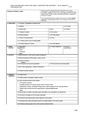 Please read and complete this form with all due care