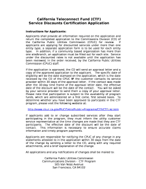 California Teleconnect Fund (CTF)