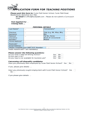 Furze Platt Senior School - How to apply for Free School Meals
