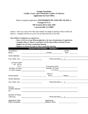 Adviser Resources Georgia FCCLA