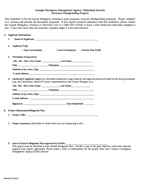 Structure Floodproofing Projects