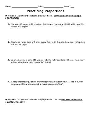 Practicing Proportions