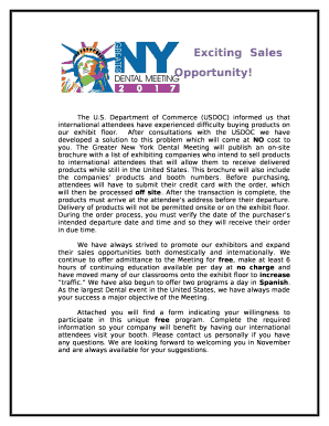 Visa Letter Request Greater New York Dental Meeting