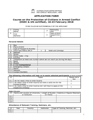 Type of Passport & Number