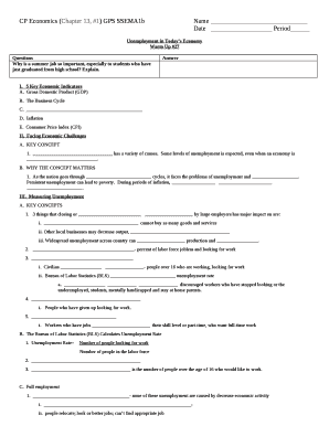 CP Economics (Chapter 13, #1) GPS SSEMA1bName