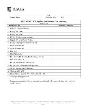 MATHEMATICS- Applied Mathematics Concentration