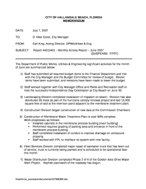 FROM:Earl King, Acting Director, DPW/Utilities & Eng