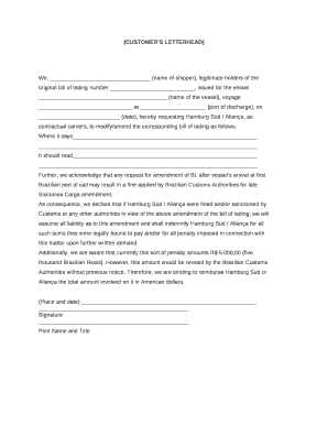 We, (name of shipper), legitimate holders of the