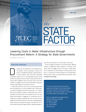 Lowering Costs in Water Infrastructure through