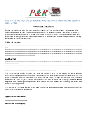 International journal of engineering research and general science