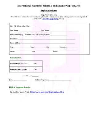 International Journal of Scientific and Engineering Research