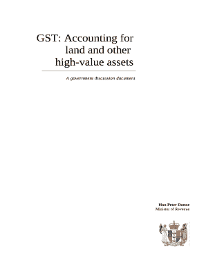 GST: Accounting for land and other