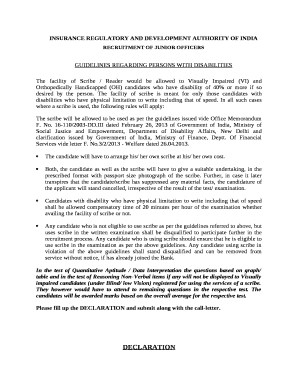 RECRUITMENT OF JUNIOR OFFICERS