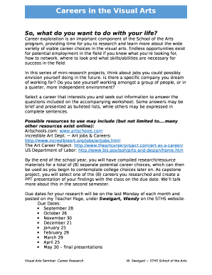 So, what do you want to do with your life